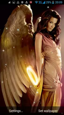 Angels Live Wallpaper android App screenshot 1