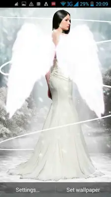 Angels Live Wallpaper android App screenshot 2